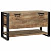 vidaXL Salvestuskarp ladustamisega Pruun 80 x 35 x 45 cm Mangopuit