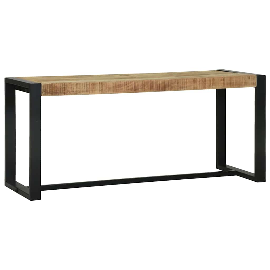 Banc 100x35x45 cm en bois massif de mangue