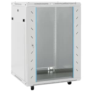 vidaXL 15U serverikapp, 19" IP20, hall, 60 x 45 x 86 cm