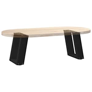 Nohy konferenčního stolku ve tvaru U, 2 ks, černé, 30 x (30-31) cm, ocel - obrázek 8