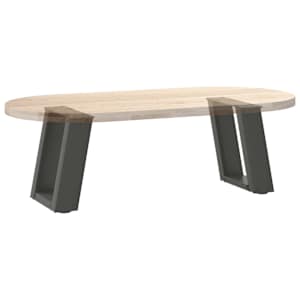 Nohy konferenčního stolku ve tvaru U 2 ks antracitové 30 x (30-31) cm ocelové - obrázek 8