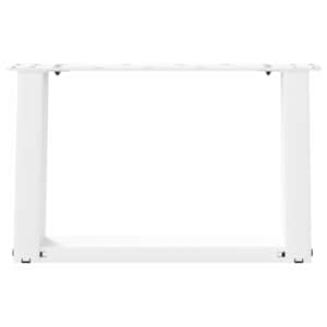 Nohy konferenčního stolku ve tvaru U, 2 ks, bílé, 40 x (30-31) cm, ocel - obrázek 5