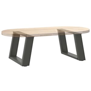 Nohy konferenčního stolku ve tvaru U 2 ks antracitové 50 x (30-31) cm ocelové - obrázek 8