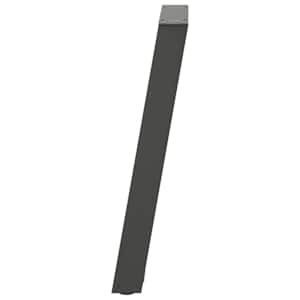Nohy konzolového stolku ve tvaru U 2 ks antracitové 28 x (72-73) cm ocelové - obrázek 6