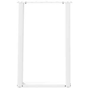 Nohy k jídelnímu stolu ve tvaru U, 2 ks, bílé, 50 x (72-73) cm, ocel - obrázek 5