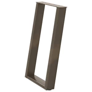 Nohy k jídelnímu stolu ve tvaru U, 2 ks, přírodní ocel, 50 x (72-73) cm, ocel - obrázek 4