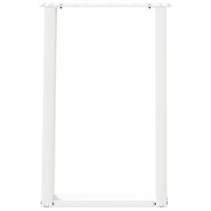 Nohy k jídelnímu stolu ve tvaru U, 2 ks, bílé, 60 x (72-73) cm, ocel - obrázek 5