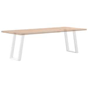 Nohy k jídelnímu stolu ve tvaru U, 2 ks, bílé, 60 x (72-73) cm, ocel - obrázek 8