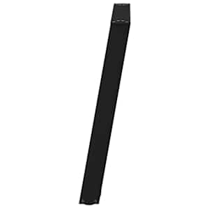 Nohy k jídelnímu stolu ve tvaru U, 2 ks, černé, 80 x (72-73) cm, ocel - obrázek 6