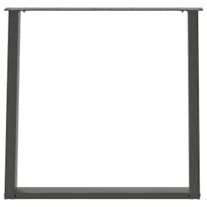 Nohy k jídelnímu stolu ve tvaru U, 2 ks, antracitové, 80 x (72-73) cm, ocel - obrázek 5