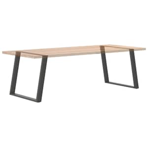 Nohy k jídelnímu stolu ve tvaru U, 2 ks, antracitové, 90 x (72-73) cm, ocel - obrázek 8
