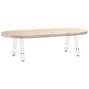 Nohy konferenčního stolku ve tvaru A, 2 ks, bílé, 30 x (30-31) cm, ocel - obrázek 8