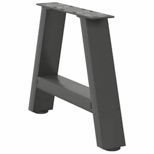 Nohy konferenčního stolku ve tvaru A, 2 ks, antracitové, 30 x (30-31) cm, ocel - obrázek 4