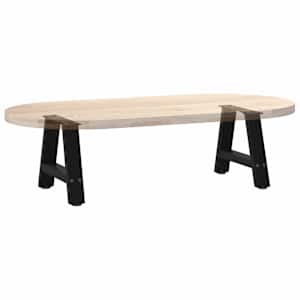 Nohy konferenčního stolku ve tvaru A, 2 ks, černé, 40 x (30-31) cm, ocel - obrázek 8
