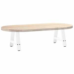 Nohy konferenčního stolku ve tvaru A, 2 ks, bílé, 40 x (30-31) cm, ocel - obrázek 8