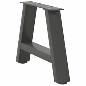 Nohy konferenčního stolku ve tvaru A, 2 ks, antracitové, 40 x (30-31) cm, ocel - obrázek 4