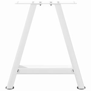 Nohy konferenčního stolku ve tvaru A, 2 ks, bílé, 38 x (42-43) cm, ocel - obrázek 5