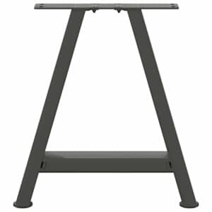Nohy konferenčního stolku ve tvaru A, 2 ks, antracitové, 38 x (42-43) cm, ocel - obrázek 5