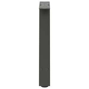 Nohy konferenčního stolku ve tvaru A, 2 ks, antracitové, 38 x (42-43) cm, ocel - obrázek 6