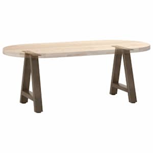 Nohy konferenčního stolku ve tvaru A, 2 ks, 38 x (42-43) cm, ocel - obrázek 8