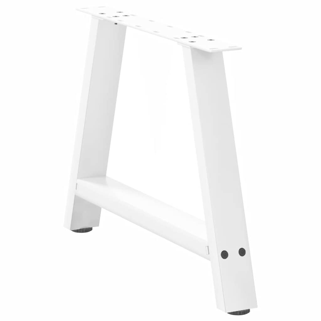 vidaXL Salontafelpoten 2 st A-vormig 70x(42-43) cm staal wit, foto 4