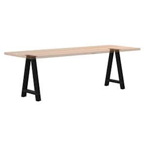 Nohy k jídelnímu stolu ve tvaru A, 2 ks, černé, 50 x (72-73) cm, ocel - obrázek 8