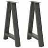 vidaXL s&ouml;&ouml;gilaua jalad, A-kujulised, 2 tk, antratsiithall, 60 x (72-73) cm, teras