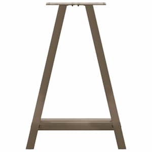 Nohy k jídelnímu stolu ve tvaru A, 2 ks, 60 x (72-73) cm, ocel - obrázek 5