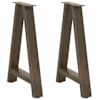 vidaXL s&ouml;&ouml;gilaua jalad, A-kujulised, 2 tk, 60 x (72&ndash;73) cm, terasest