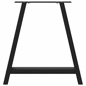 Nohy k jídelnímu stolu ve tvaru A, 2 ks, černé, 70 x (72-73) cm, ocel - obrázek 5