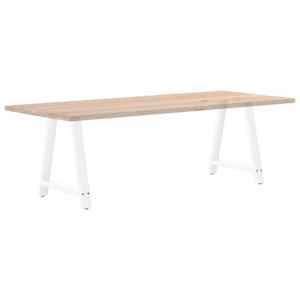 Nohy k jídelnímu stolu ve tvaru A, 2 ks, bílé, 70 x (72-73) cm, ocel - obrázek 8