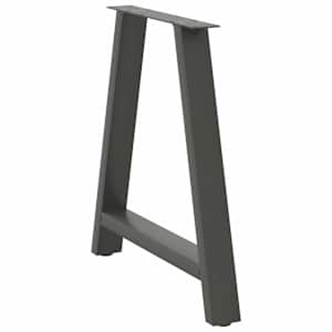 Nohy k jídelnímu stolu ve tvaru A, 2 ks, antracitové, 70 x (72-73) cm, ocel - obrázek 4