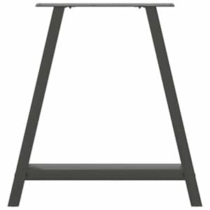 Nohy k jídelnímu stolu ve tvaru A, 2 ks, antracitové, 70 x (72-73) cm, ocel - obrázek 5