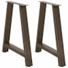 vidaXL s&ouml;&ouml;gilaua jalad, A-kujulised, 2 tk, 70 x (72&ndash;73) cm, terasest