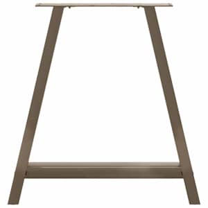 Nohy k jídelnímu stolu ve tvaru A, 2 ks, 70 x (72-73) cm, ocel - obrázek 5