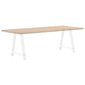 Nohy k jídelnímu stolu ve tvaru A, 2 ks, bílé, 80 x (72-73) cm, ocel - obrázek 8