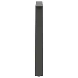 Nohy k jídelnímu stolu ve tvaru A, 2 ks, antracitové, 80 x (72-73) cm, ocel - obrázek 6