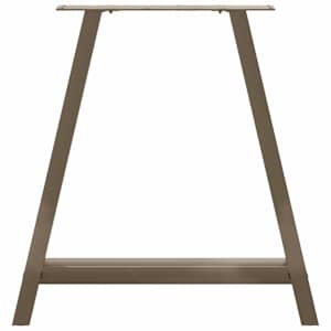 Nohy k jídelnímu stolu ve tvaru A, 2 ks, 80 x (72-73) cm, ocel - obrázek 5