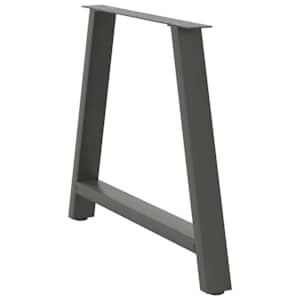Nohy k jídelnímu stolu ve tvaru A, 2 ks, antracitové, 90 x (72-73) cm, ocel - obrázek 4