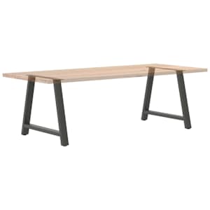 Nohy k jídelnímu stolu ve tvaru A, 2 ks, antracitové, 90 x (72-73) cm, ocel - obrázek 8