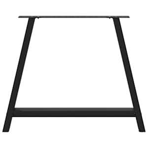 Nohy k jídelnímu stolu ve tvaru A, 2 ks, černé, 100 x (72-73) cm, ocel - obrázek 5