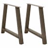 vidaXL s&ouml;&ouml;gilaua jalad A-kujulised 2 tk 100 x (72-73) cm terasest