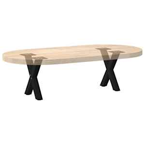 Nohy konferenčního stolku ve tvaru X, 2 ks, černé, 37 x (30-31) cm, ocel - obrázek 7
