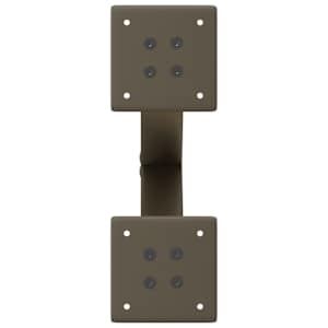 Nohy konferenčního stolku ve tvaru X, 2 ks, přírodní ocel, 37 x (30-31) cm, ocel - obrázek 6