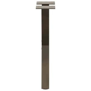 Nohy konferenčního stolku ve tvaru X, 2 ks, přírodní ocel, 28 x (42-43) cm, ocel - obrázek 6