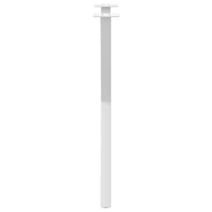 Nohy k jídelnímu stolu ve tvaru X, 2 ks, bílé, 50 x (72-73) cm, ocel - obrázek 6