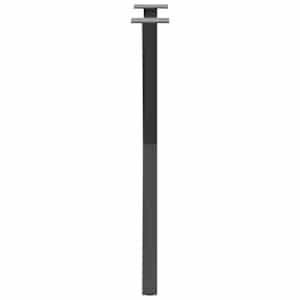 Nohy k jídelnímu stolu ve tvaru X, 2 ks, antracitové, 50 x (72-73) cm, ocel - obrázek 6