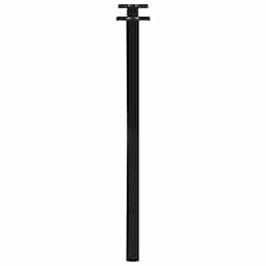 Nohy k jídelnímu stolu ve tvaru X, 2 ks, černé, 57 x (72-73) cm, ocel - obrázek 6