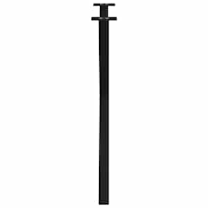 Nohy k jídelnímu stolu ve tvaru X, 2 ks, černé, 70 x (72-73) cm, ocel - obrázek 6