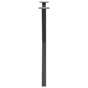 Nohy k jídelnímu stolu ve tvaru X, 2 ks, antracitové, 70 x (72-73) cm, ocel - obrázek 6